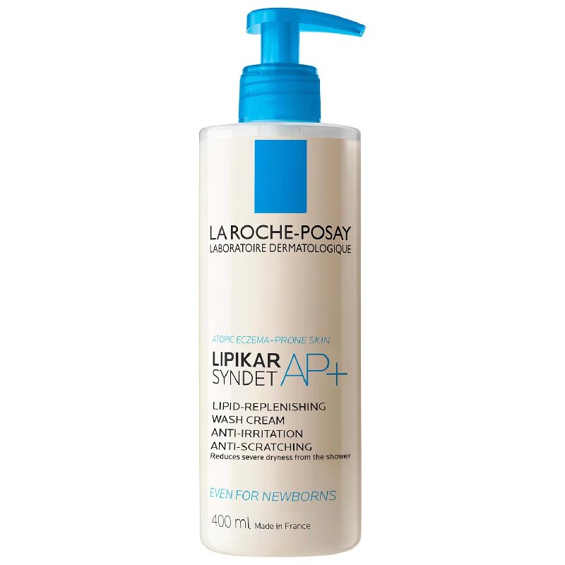 La Roche-Posay Lipikar Syndet AP+ Soothing Cream Wash for Eczema and Atopic Skin 400ml