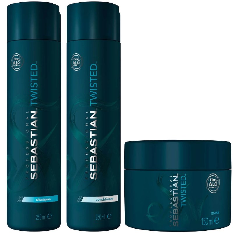 Sebastian Professional Twisted Curl Bundle with Shampoo, Conditioner & Mask