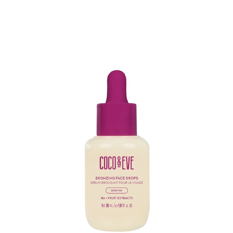 Coco & Eve Bronzing Face Drops Dark Tan 30ml