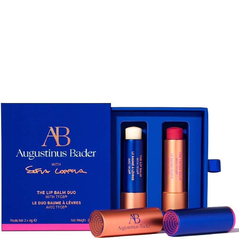 Augustinus Bader The Lip Balm Duo 8g with Clear and Tinted Balm in Shade 1