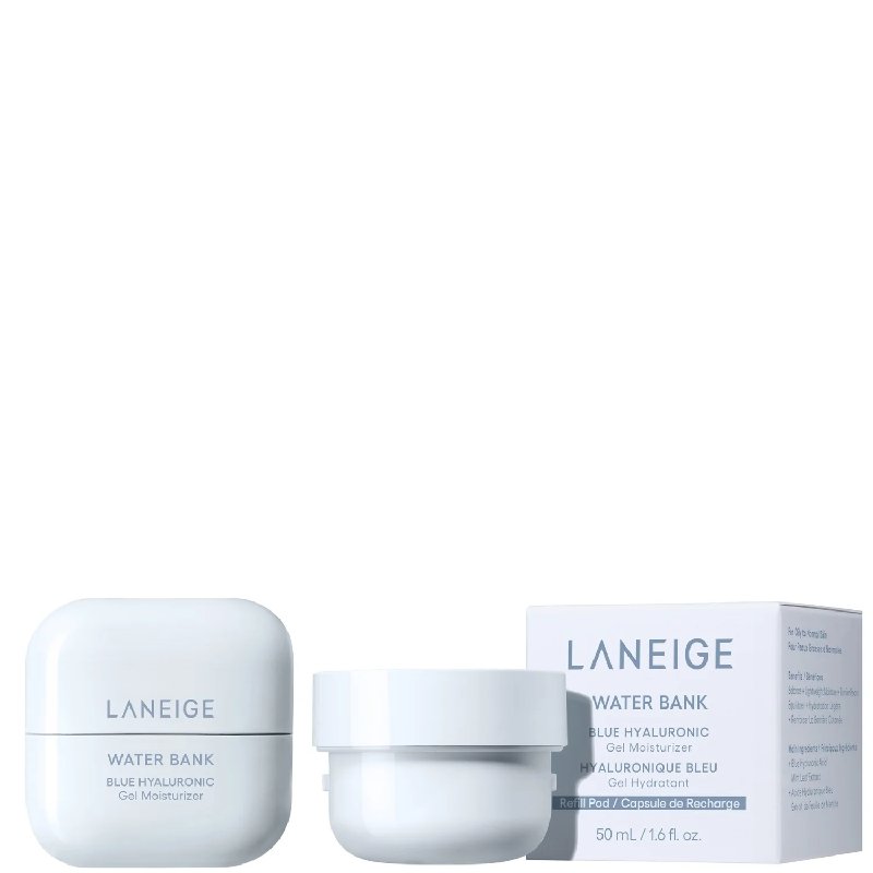Laneige Water Bank Blue Hyaluronic Acid Gel Moisturiser 50ml with 50ml Refill Bundle