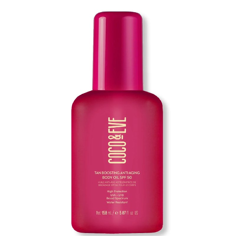 Coco & Eve Tan Boosting Anti-Aging Body Oil SPF50