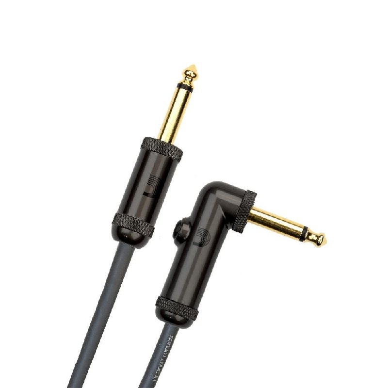 Planet Waves D'Addario Circuit Breaker 6.3mm Instrument Cable - Jack to Right Angle Jack - 20ft