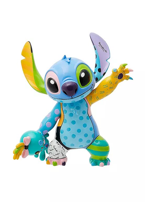 Enesco Disney Britto Stitch & Scrump Hand-Painted Figurine