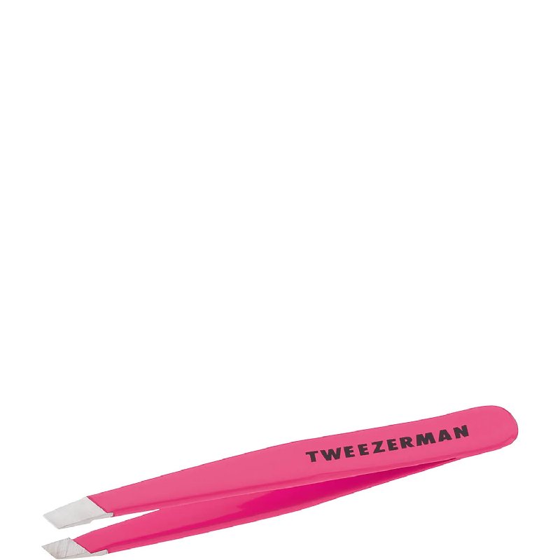 Tweezerman Mini Slant Tweezer in Flamingo Pink
