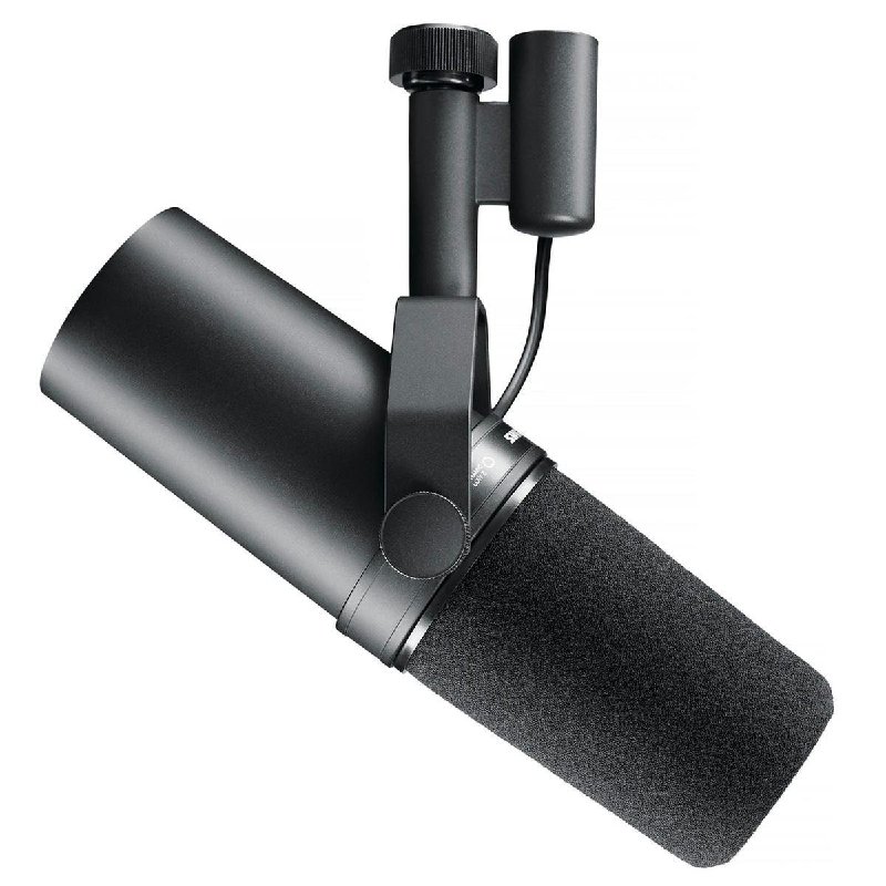 Shure SM7B Dynamic Vocal Microphone with A7WS Windscreen