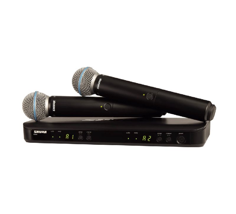 Shure Beta 58A Wireless Dual Vocal System with BLX2 Transmitter and BLX88 Receiver