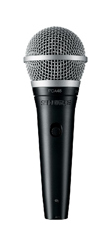 Shure PGA48 Cardioid Dynamic Vocal Microphone with XLR to Jack Cable