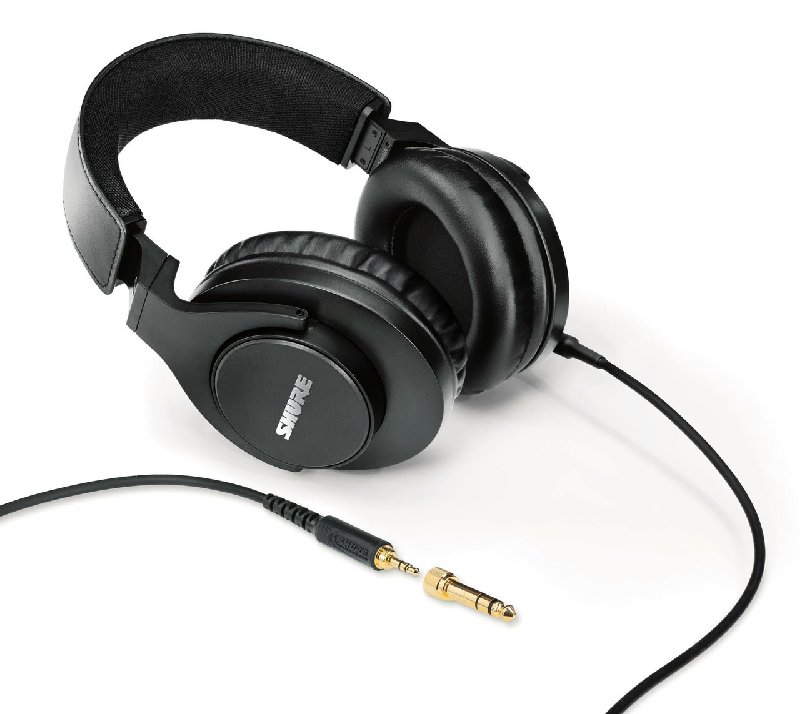 Shure SRH440A Closed-back Studio Headphones with Detachable Cable