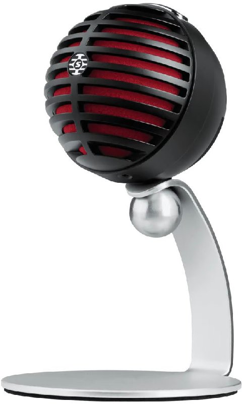 Shure MOTIV MV5-B-DIG Cardioid Condenser Digital Microphone with Onboard DSP (Black)