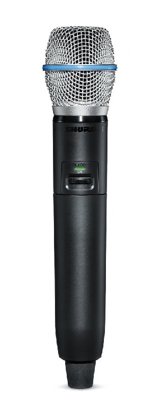 Shure GLXD2+/B87A-Z4 Digital Wireless Dual Band Handheld Transmitter