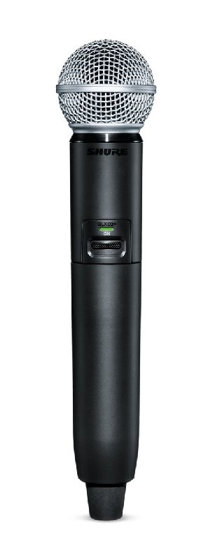 Shure GLXD2+ Dual Band Wireless Handheld Transmitter with SM58 Capsule