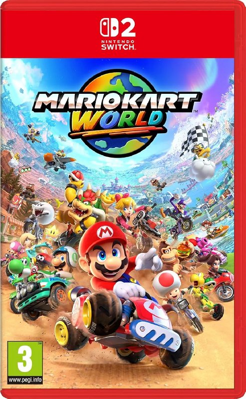 Mario Kart World Nintendo Switch 2 Game Physical Cartridge