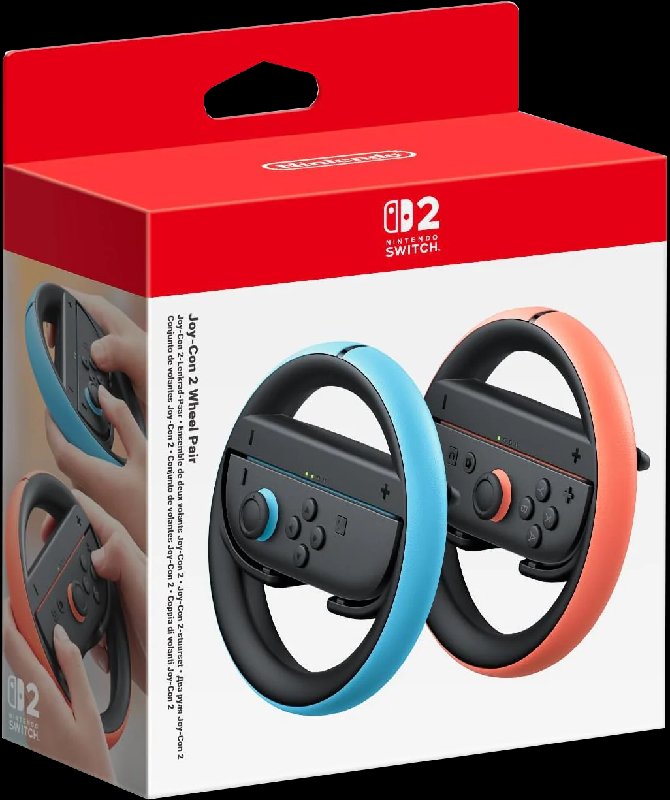 TGC Standard Joy-Con 2 Wheel Pair for Nintendo Switch 2 (Light Blue and Light Red)