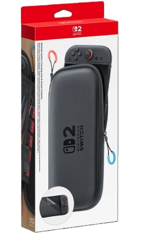 TGC Standard Nintendo Switch 2 Carrying Case with Screen Protector and Cleaning Cloth