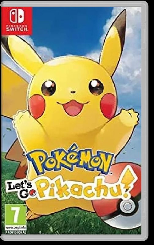 Pokémon: Let's Go Pikachu! Nintendo Switch Game Physical Cartridge