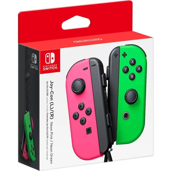 Nintendo Switch Joy-Con Controller Pair - Neon Green and Neon Pink