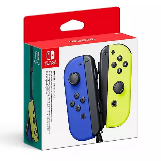 Nintendo Switch Joy-Con Controller Pair - Blue and Neon Yellow