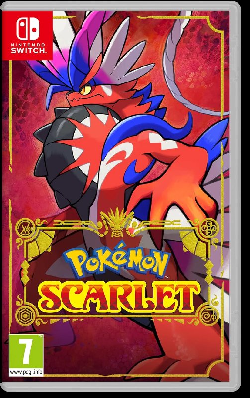 Pokémon Scarlet Nintendo Switch Game Physical Cartridge