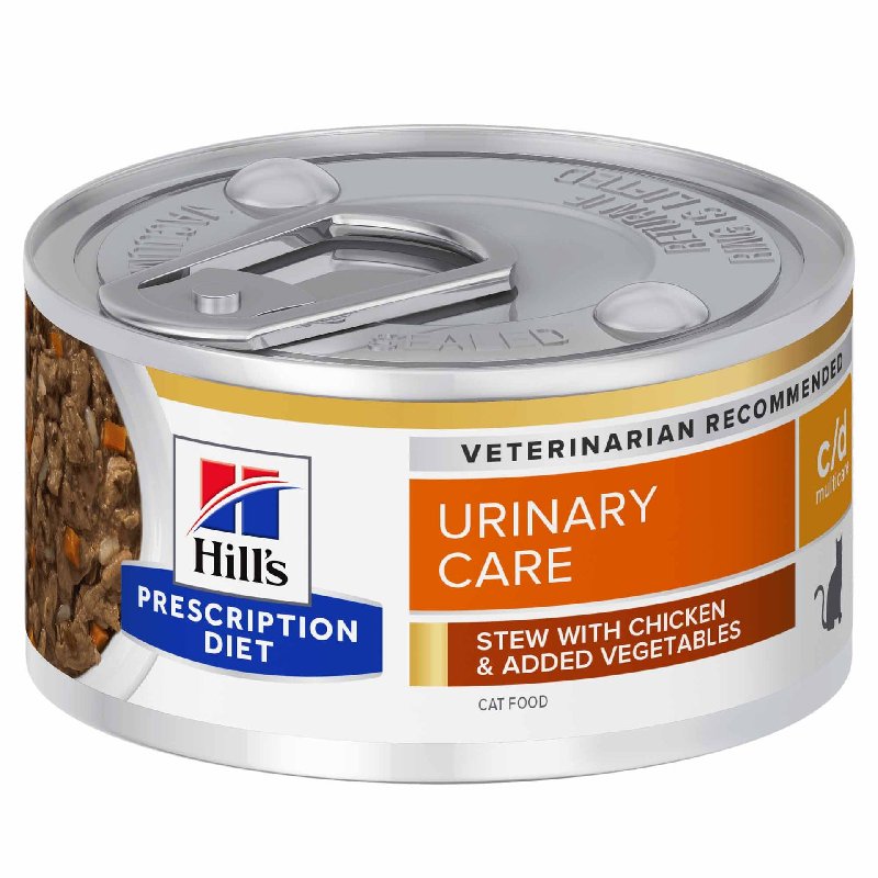 Hill's Prescription Diet Feline c/d Multicare Stew Cat Food 24 x 82g
