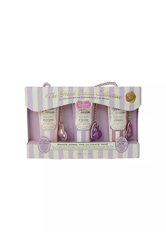 Vintage Cosmetics Hand Cream Trio: Rose & Jasmine, Sea Salt & Vetiver, Lemon & Mint
