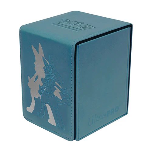 Pokémon Elite Series Lucario Alcove Flip Deck Box by Asmodee