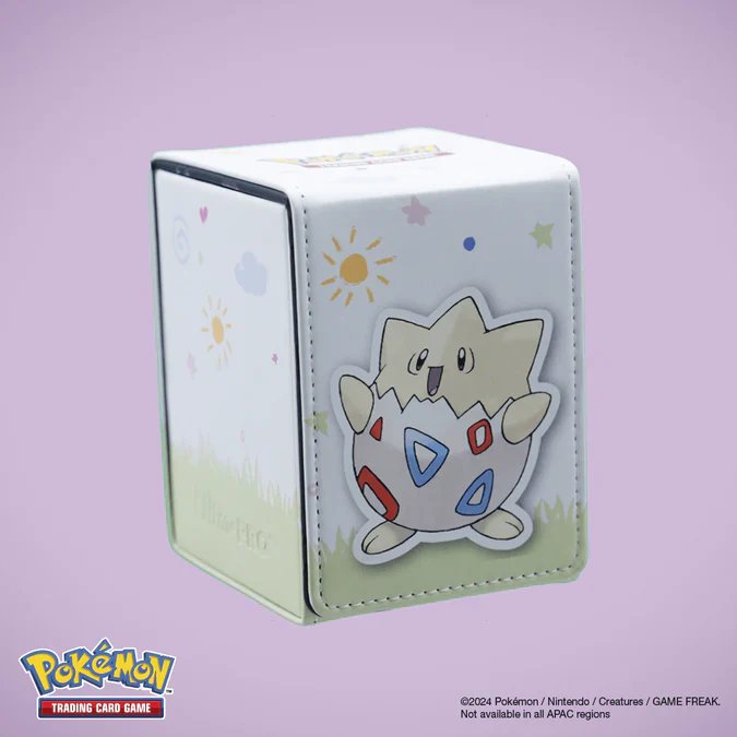 Ultra Pro Alcove Flip Pokémon APEX Togepi Deck Box with Divider