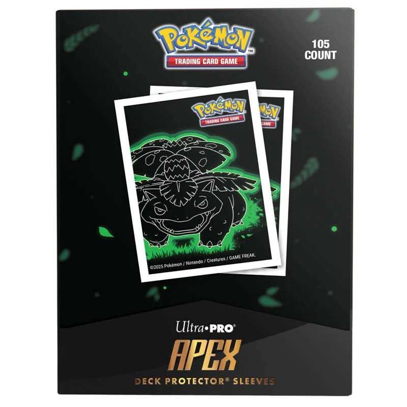 Ultra Pro Pokémon Neon Kanto Apex Deck Protector Sleeves - Venusaur (105 Count)