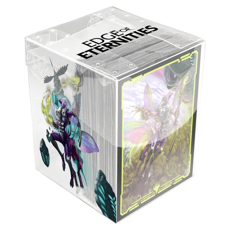 Ultra Pro Magic: The Gathering Edge of Eternities 100ct Sleeves and Clear Deck Box - World Shaper