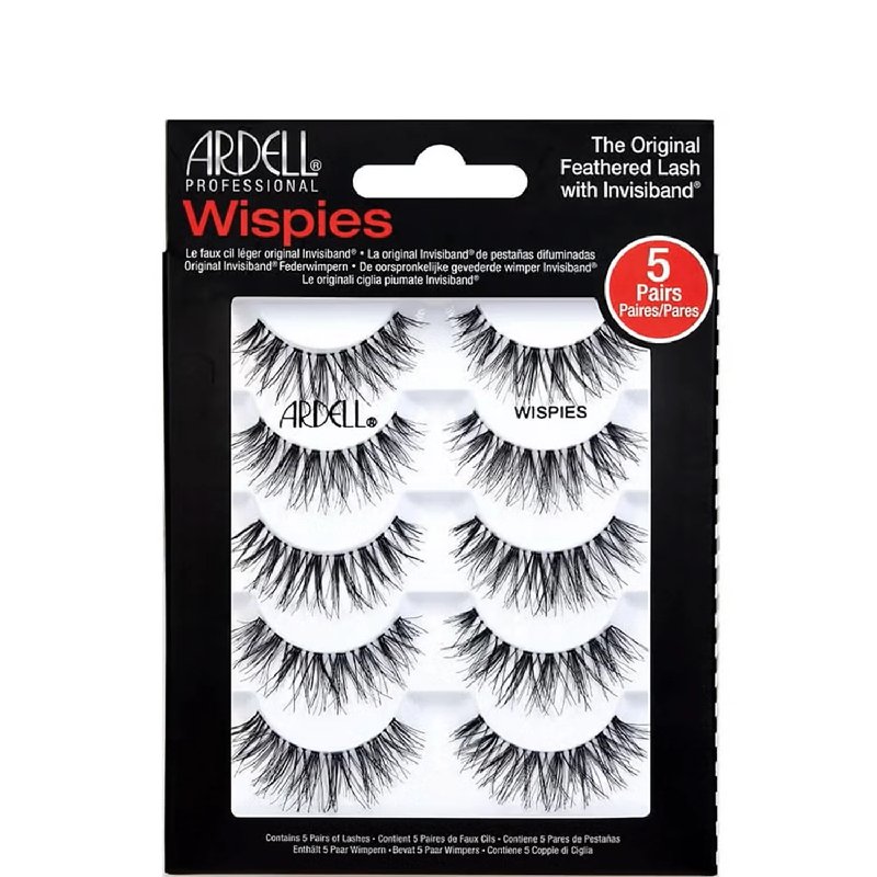 Ardell Wispies False Lashes Multipack - 5 Pack, Black