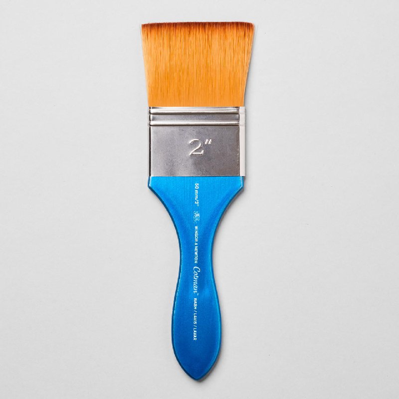 Winsor & Newton Cotman Watercolour Short Handle Wash Brush, 2 Inch
