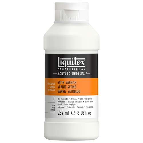 Liquitex Professional Acrylic Mediums Satin Varnish, 237 ml