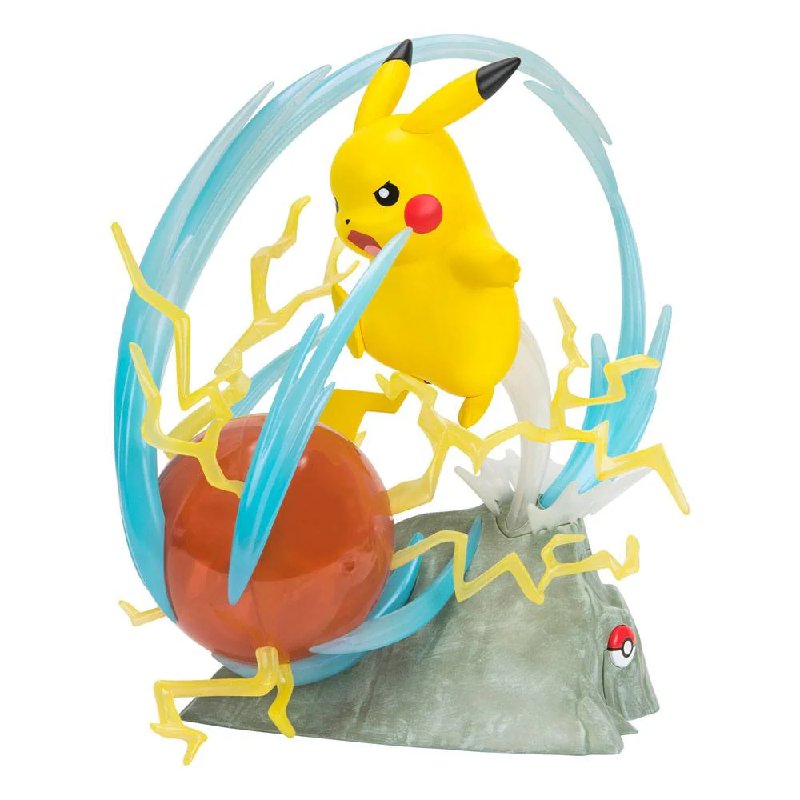 Heo Pokémon 25th Anniversary Pikachu Light-Up Deluxe Statue with LED Effects