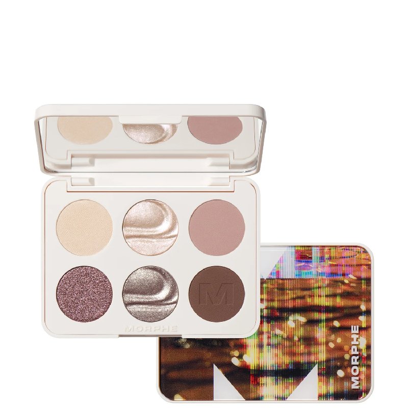 Morphe Rich Glitch Eyeshadow Palette with Mirror