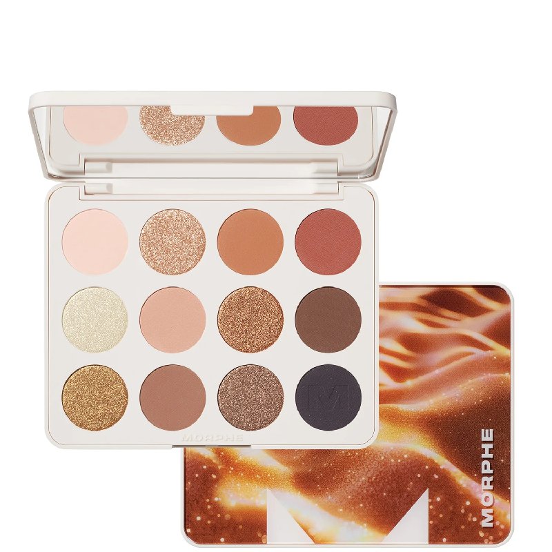 Morphe Flickering Sands Eyeshadow Palette - 12 Shades