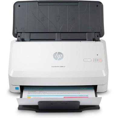 HP ScanJet Pro 2000 s2 A4 Sheetfed Scanner, 35ppm, USB 3.0, Black & White