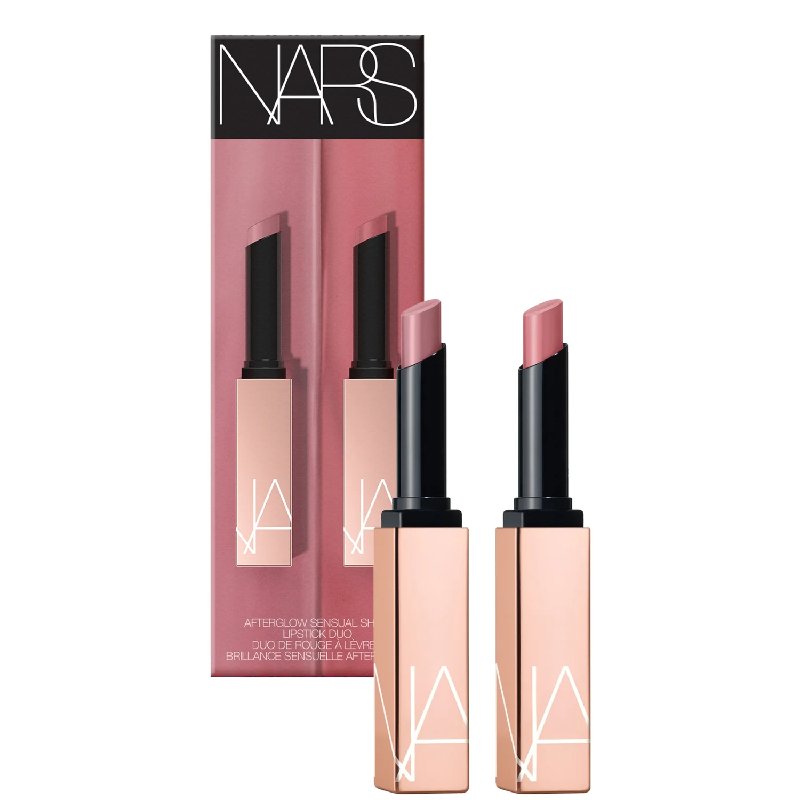 NARS Afterglow Sensual Shine Lipstick Duo in Dolce Vita and Devotion