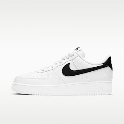 Nike Air Force 1 '07 Men's Shoe - White/Black - Size 6