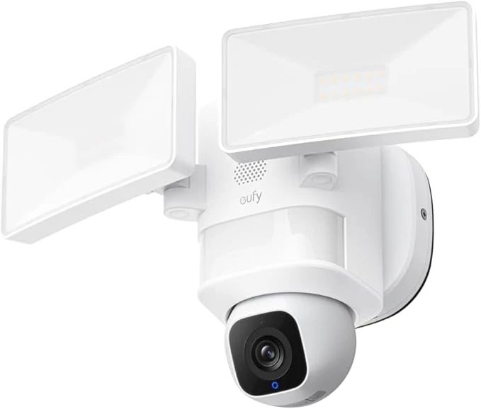 eufy Floodlight Camera E30 2K HD Wired Security Camera - White