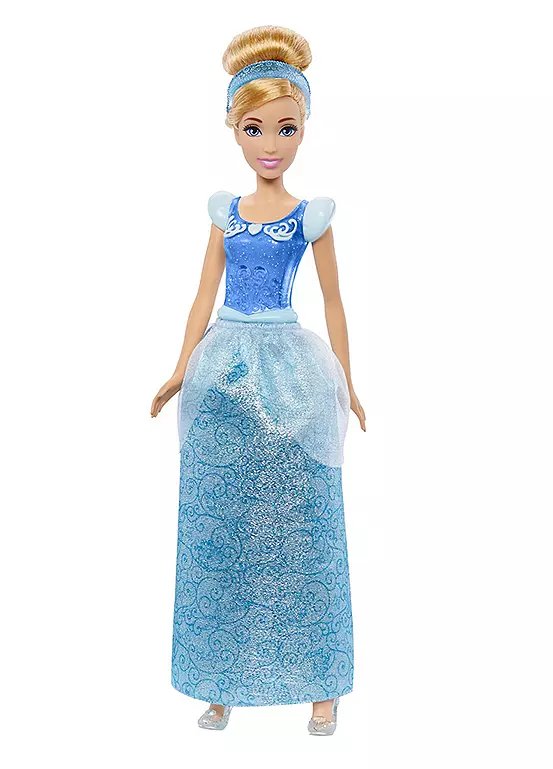 Disney Princess Cinderella Fashion Doll with Removable Shoes and Tiara