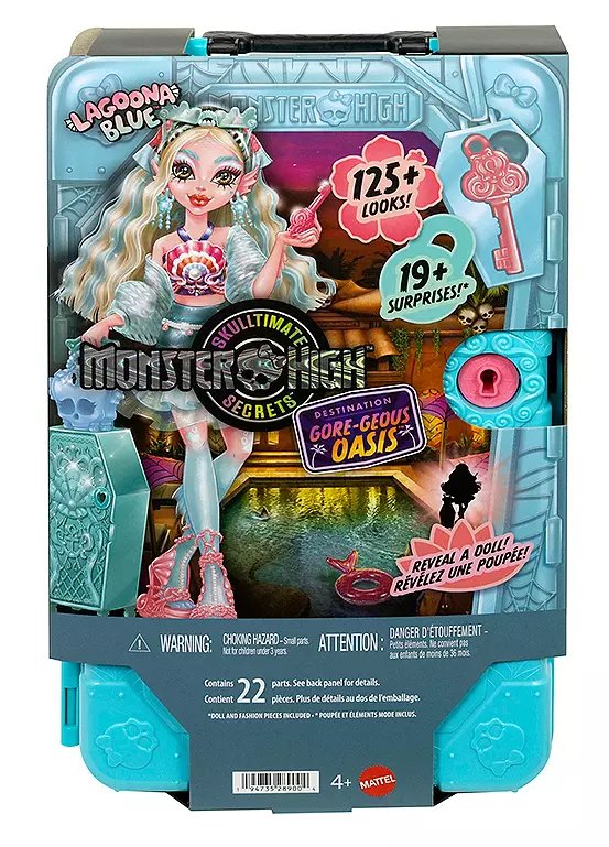 Monster High Skulltimate Secrets Lagoona Blue Doll Playset with 19+ Surprises