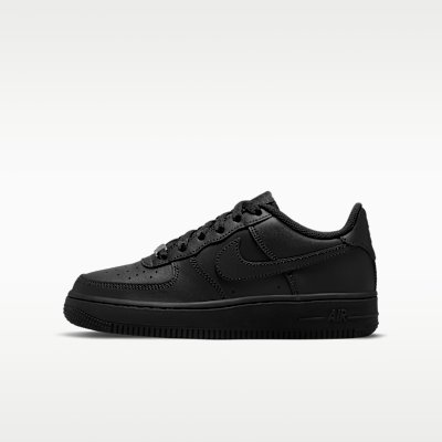Nike Air Force 1 LE Older Kids' Shoe - Black/Black - Size 3.5Y
