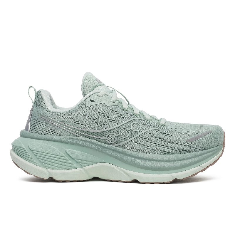 Saucony Women's Hurricane 25 Running Shoes in Iceberg/Aloe