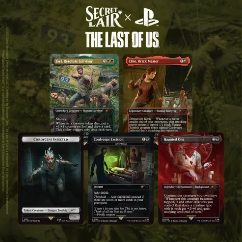 Magic: The Gathering Secret Lair x The Last of Us Part 1 Card Set