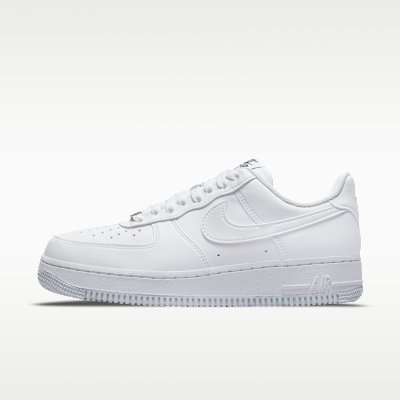 Nike Air Force 1 '07 Next Nature Women's Shoes - White/Black/Metallic Silver/White - Size 5
