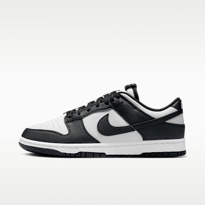 Nike Dunk Low Next Nature Women's Shoes - White/Black - Size 5