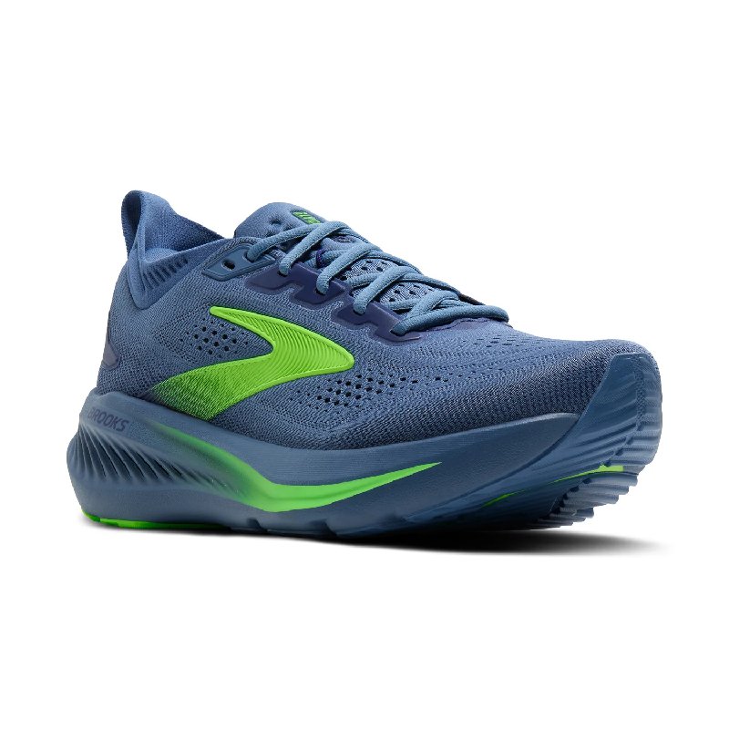 Brooks Men's Glycerin 23 Running Shoes - Moonlight/Blue/Green Gecko 7