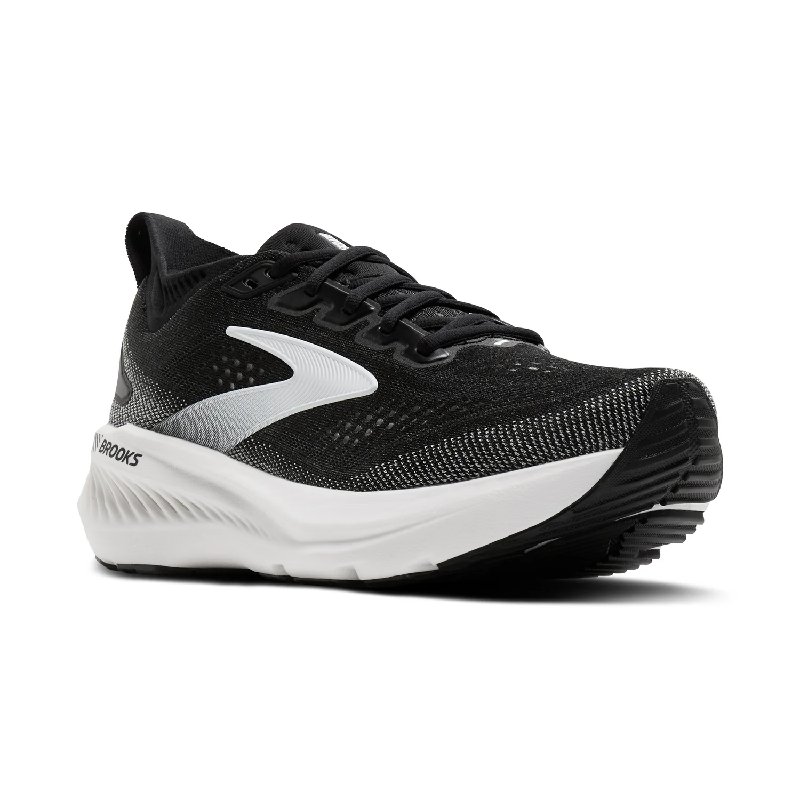 Brooks Men's Glycerin GTS 23 Running Shoes – Black/Grey/White, Size 7