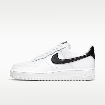 Nike Air Force 1 '07 Women's Shoes - White/White/White/Black - Size 5