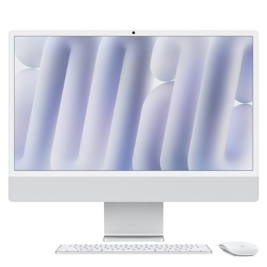 Apple iMac 2024 M4 10-Core 16GB RAM 256GB SSD 24-Inch 4.5K All-in-One PC - Silver